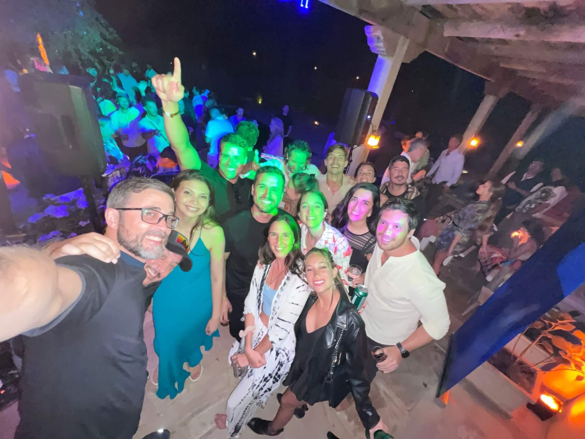 team picture at event